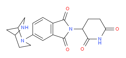 5-{2,6-diazabicyclo[3.2.1]octan-2-yl}-2-(2,6-dioxopiperidin-3-yl)-2,3-dihydro-1H-isoindole-1,3-dione