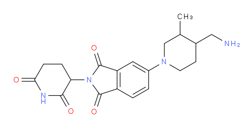 5-[4-(aminomethyl)-3-methylpiperidin-1-yl]-2-(2,6-dioxopiperidin-3-yl)-2,3-dihydro-1H-isoindole-1,3-dione