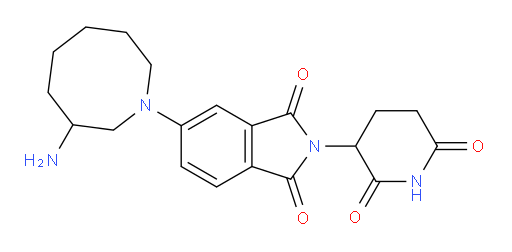 5-(3-aminoazocan-1-yl)-2-(2,6-dioxopiperidin-3-yl)-2,3-dihydro-1H-isoindole-1,3-dione