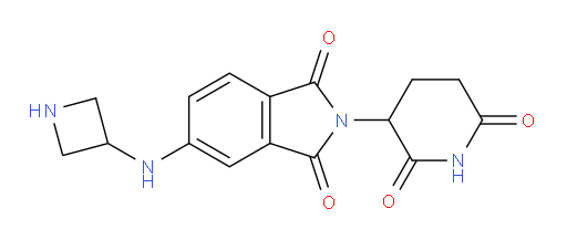 5-[(azetidin-3-yl)amino]-2-(2,6-dioxopiperidin-3-yl)-2,3-dihydro-1H-isoindole-1,3-dione