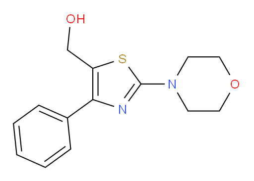 [2-(morpholin-4-yl)-4-phenyl-1,3-thiazol-5-yl]methanol