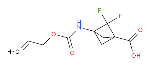 2,2-difluoro-3-{[(prop-2-en-1-yloxy)carbonyl]amino}bicyclo[1.1.1]pentane-1-carboxylic acid