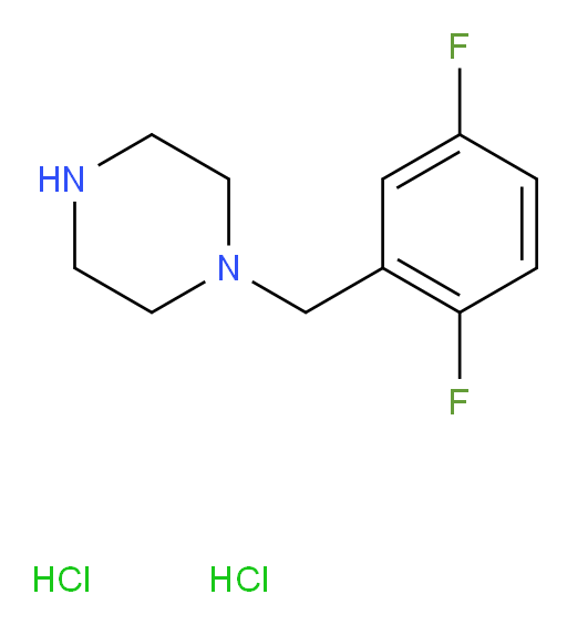 1-[(2,5-difluorophenyl)methyl]piperazine dihydrochloride