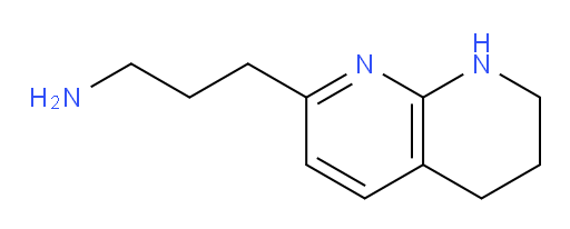 3-(5,6,7,8-tetrahydro-1,8-naphthyridin-2-yl)propan-1-amine