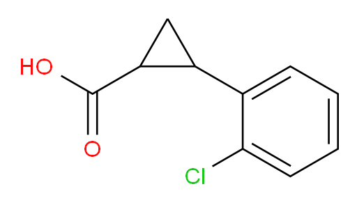 2-(2-chlorophenyl)cyclopropane-1-carboxylic acid
