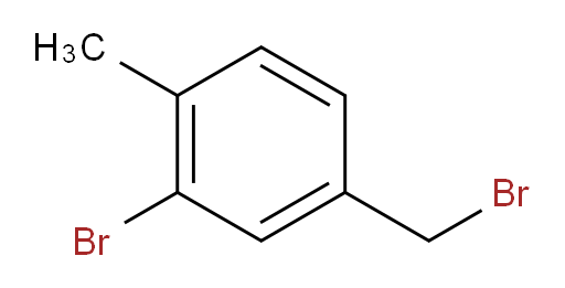 2-bromo-4-(bromomethyl)-1-methylbenzene