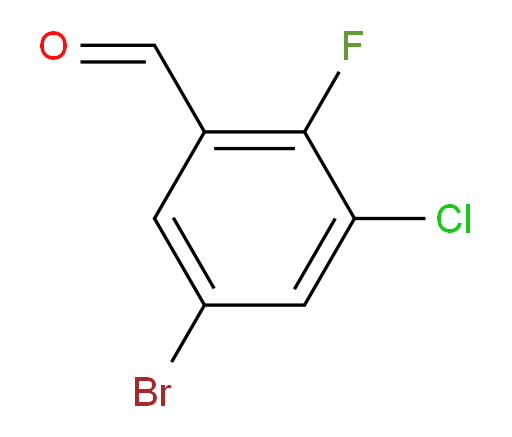 5-bromo-3-chloro-2-fluorobenzaldehyde