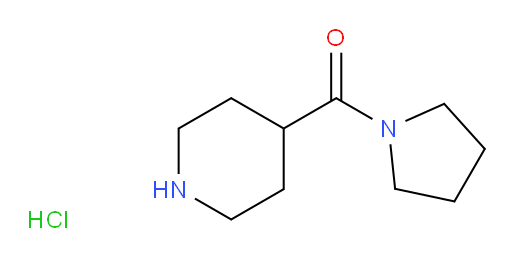 4-(pyrrolidine-1-carbonyl)piperidine hydrochloride