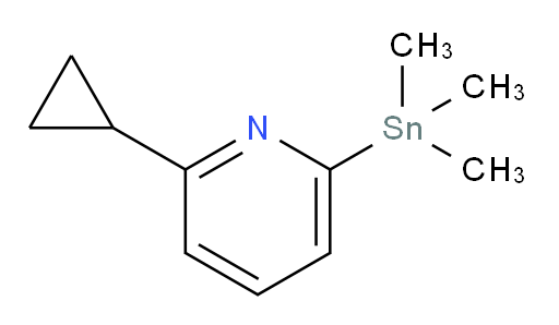 2-cyclopropyl-6-(trimethylstannyl)pyridine