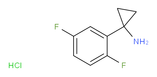 1-(2,5-difluorophenyl)cyclopropan-1-amine hydrochloride