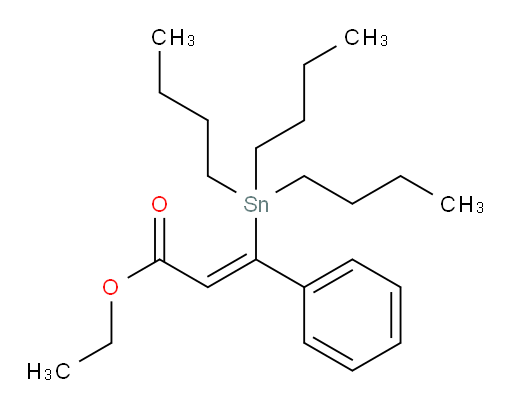 (Z)-ethyl 3-phenyl-3-(tributylstannyl)acrylate