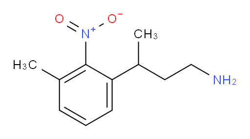 3-(3-methyl-2-nitrophenyl)butan-1-amine