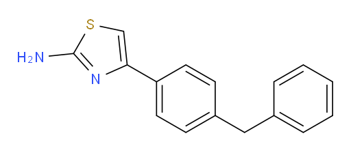 4-(4-benzylphenyl)-1,3-thiazol-2-amine