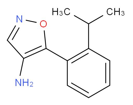 5-[2-(propan-2-yl)phenyl]-1,2-oxazol-4-amine