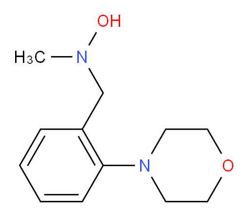 N-methyl-N-{[2-(morpholin-4-yl)phenyl]methyl}hydroxylamine