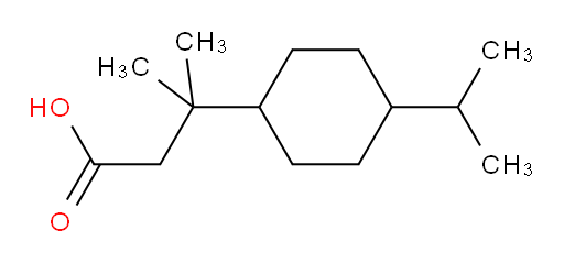 3-methyl-3-[4-(propan-2-yl)cyclohexyl]butanoic acid