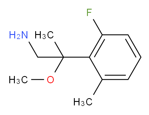 2-(2-fluoro-6-methylphenyl)-2-methoxypropan-1-amine