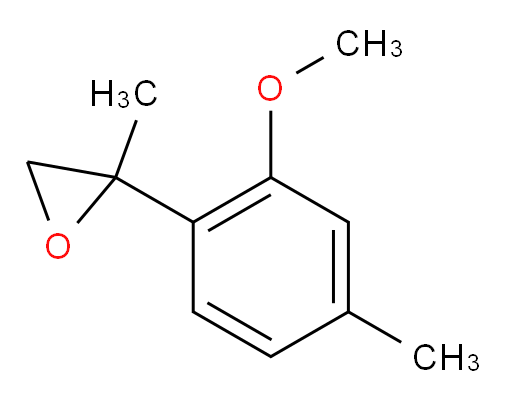 2-(2-methoxy-4-methylphenyl)-2-methyloxirane