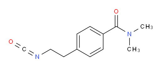4-(2-isocyanatoethyl)-N,N-dimethylbenzamide