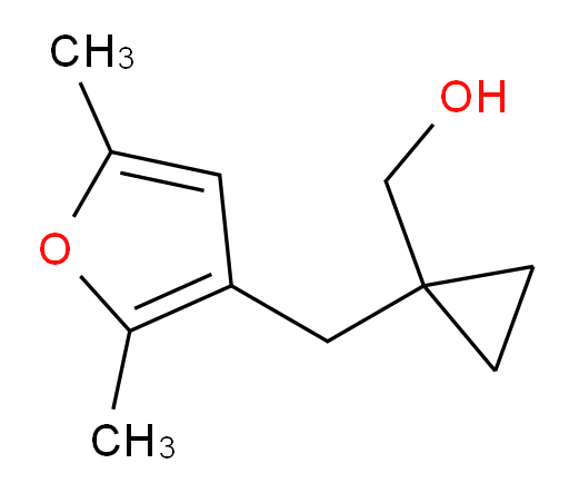 {1-[(2,5-dimethylfuran-3-yl)methyl]cyclopropyl}methanol