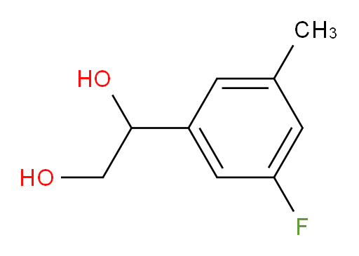 1-(3-fluoro-5-methylphenyl)ethane-1,2-diol