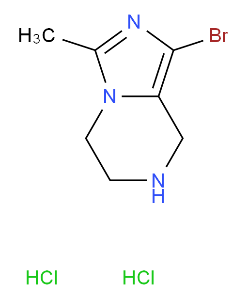 1-bromo-3-methyl-5H,6H,7H,8H-imidazo[1,5-a]pyrazine dihydrochloride