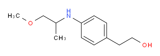 2-{4-[(1-methoxypropan-2-yl)amino]phenyl}ethan-1-ol