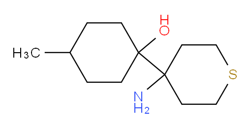 1-(4-aminothian-4-yl)-4-methylcyclohexan-1-ol
