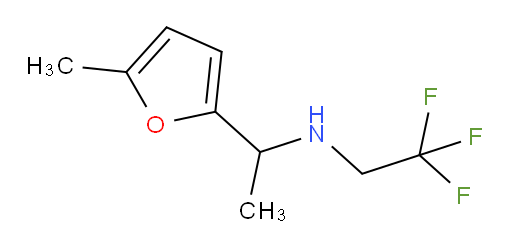 [1-(5-methylfuran-2-yl)ethyl](2,2,2-trifluoroethyl)amine