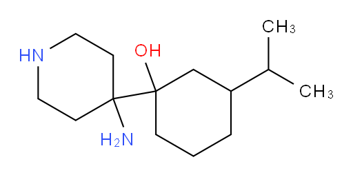 1-(4-aminopiperidin-4-yl)-3-(propan-2-yl)cyclohexan-1-ol