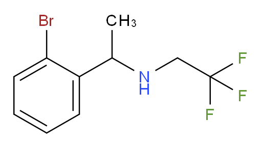 [1-(2-bromophenyl)ethyl](2,2,2-trifluoroethyl)amine