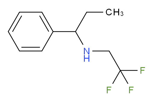 (1-phenylpropyl)(2,2,2-trifluoroethyl)amine