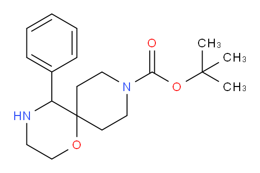 tert-butyl 5-phenyl-1-oxa-4,9-diazaspiro[5.5]undecane-9-carboxylate