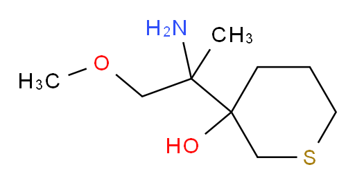 3-(2-amino-1-methoxypropan-2-yl)thian-3-ol