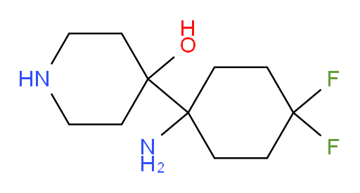 4-(1-amino-4,4-difluorocyclohexyl)piperidin-4-ol