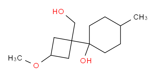 1-[1-(hydroxymethyl)-3-methoxycyclobutyl]-4-methylcyclohexan-1-ol