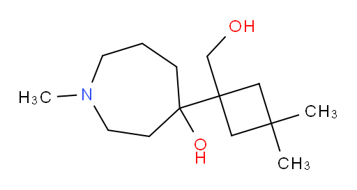 4-[1-(hydroxymethyl)-3,3-dimethylcyclobutyl]-1-methylazepan-4-ol