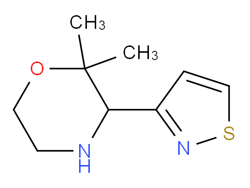 2,2-dimethyl-3-(1,2-thiazol-3-yl)morpholine