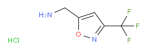 [3-(trifluoromethyl)-1,2-oxazol-5-yl]methanamine hydrochloride