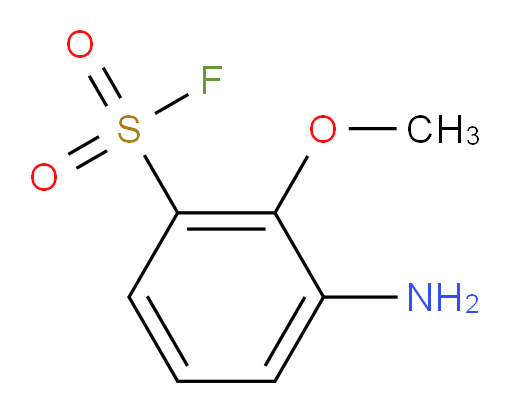 3-amino-2-methoxybenzene-1-sulfonyl fluoride