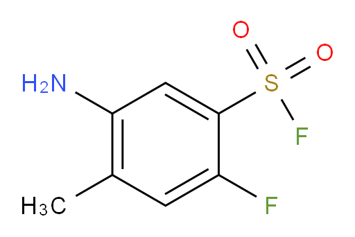 5-amino-2-fluoro-4-methylbenzene-1-sulfonyl fluoride