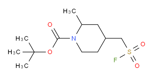 tert-butyl 4-[(fluorosulfonyl)methyl]-2-methylpiperidine-1-carboxylate