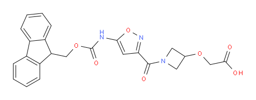 2-({1-[5-({[(9H-fluoren-9-yl)methoxy]carbonyl}amino)-1,2-oxazole-3-carbonyl]azetidin-3-yl}oxy)acetic acid