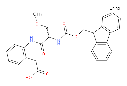 2-{2-[(2S)-2-({[(9H-fluoren-9-yl)methoxy]carbonyl}amino)-3-methoxypropanamido]phenyl}acetic acid