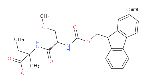 2-[(2S)-2-({[(9H-fluoren-9-yl)methoxy]carbonyl}amino)-3-methoxypropanamido]-2-methylbutanoic acid