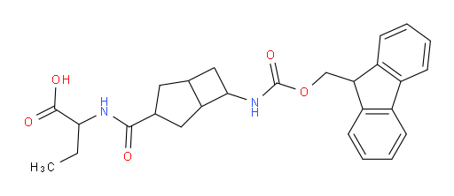 2-{[6-({[(9H-fluoren-9-yl)methoxy]carbonyl}amino)bicyclo[3.2.0]heptan-3-yl]formamido}butanoic acid