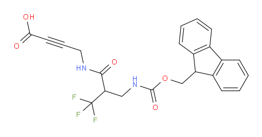 4-{2-[({[(9H-fluoren-9-yl)methoxy]carbonyl}amino)methyl]-3,3,3-trifluoropropanamido}but-2-ynoic acid
