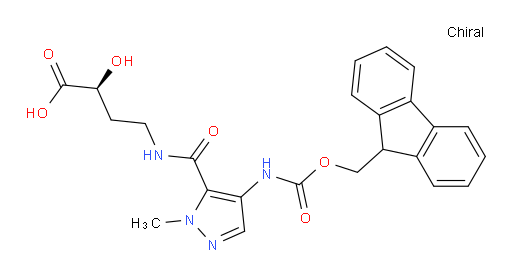 (2S)-4-{[4-({[(9H-fluoren-9-yl)methoxy]carbonyl}amino)-1-methyl-1H-pyrazol-5-yl]formamido}-2-hydroxybutanoic acid