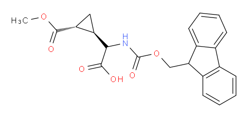 rac-2-({[(9H-fluoren-9-yl)methoxy]carbonyl}amino)-2-[(1R,2R)-2-(methoxycarbonyl)cyclopropyl]acetic acid