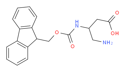 4-amino-3-({[(9H-fluoren-9-yl)methoxy]carbonyl}amino)butanoic acid